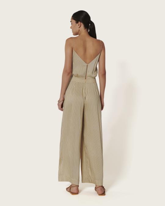 Karma Koma Combinaison Longue En Soie Rover GINGER