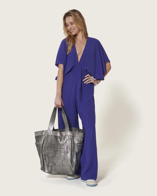 Karma Koma Grand Sac New York CRACK AQUARELLE BLUE