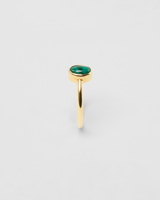 Karma Koma JADE RING (CC) GOLD GREEN