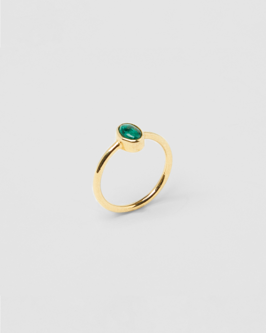 karma koma JADE RING (CC) GOLD GREEN