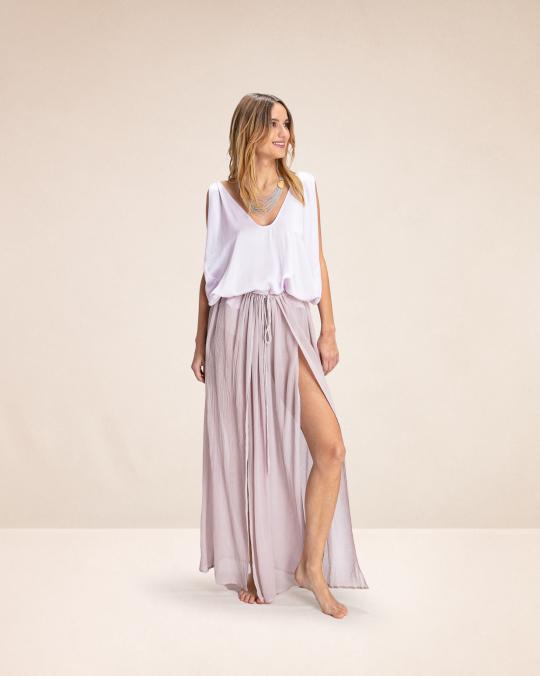 karma koma Jupe longue Clara PURPLE KIR