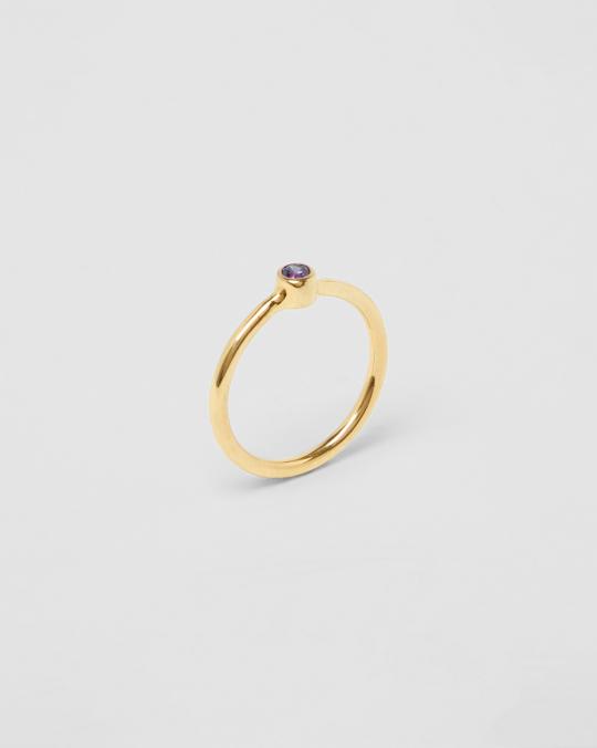karma koma MINI RING (CC) GOLD GREEN