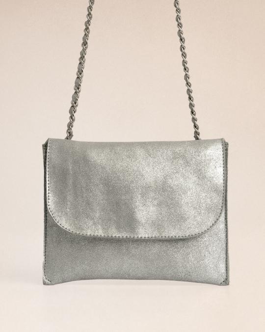 karma koma Mini sac Eliot CRACK SILVER