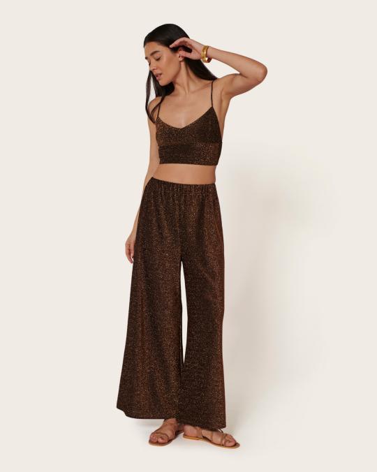Karma Koma Pantalon Disco Gold