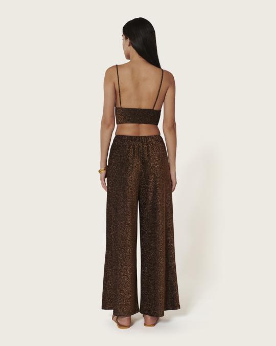 Karma Koma Pantalon Disco Gold
