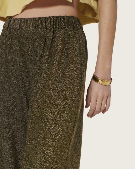 Karma Koma Pantalon Disco Gold