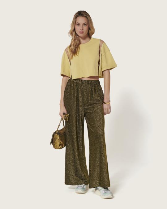 Karma Koma Pantalon Disco Gold