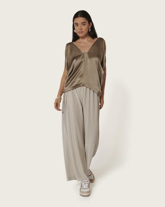 karma koma Pantalon Disco Gold