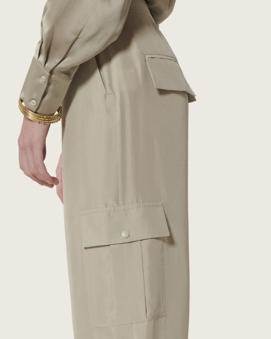 Karma Koma Pantalon En Soie Niko GECKO