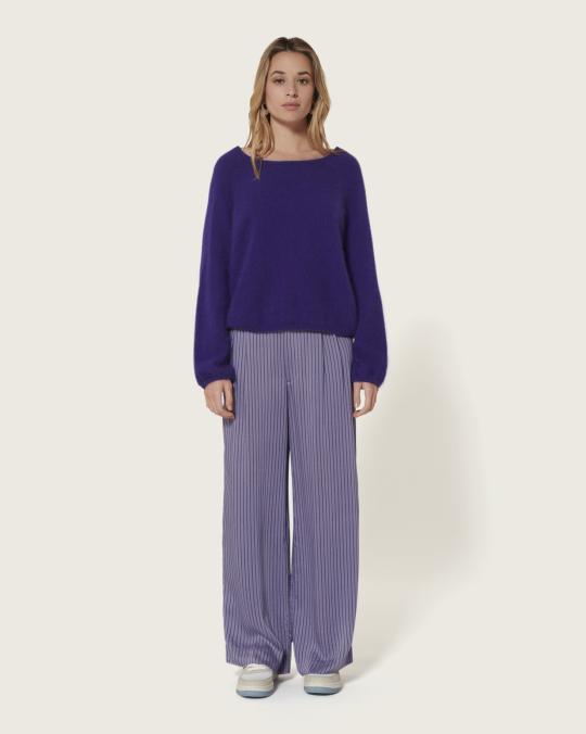 Karma Koma Pantalon En Soie Rover SNOW