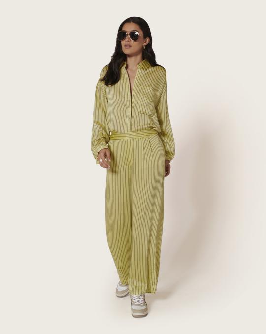 karma koma Pantalon en soie Rover SNOW