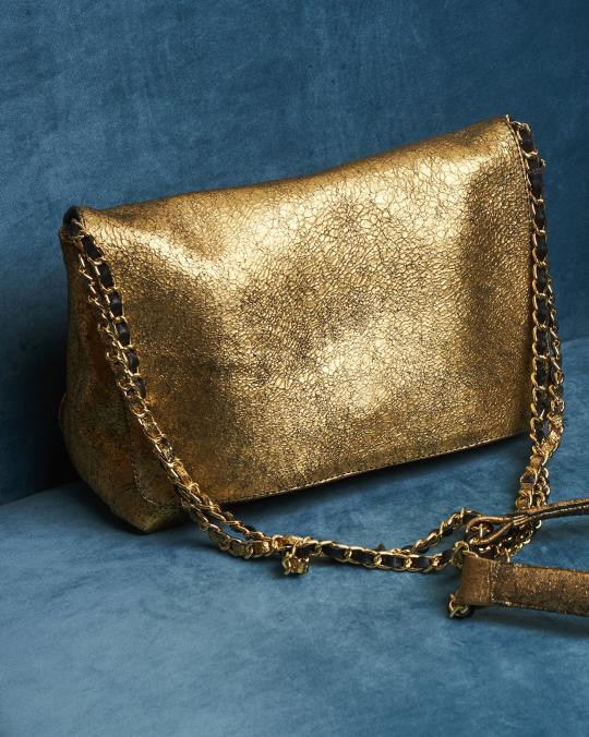 Karma Koma Petit Sac Cedric CRACK GOLDEN PALM