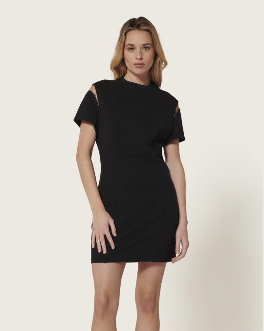 karma koma Robe courte Deus BLACK