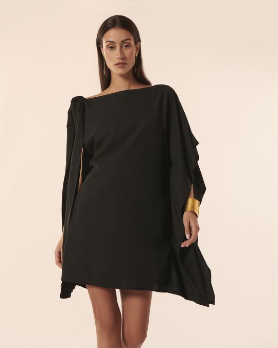 karma koma Robe courte Kimono BLACK