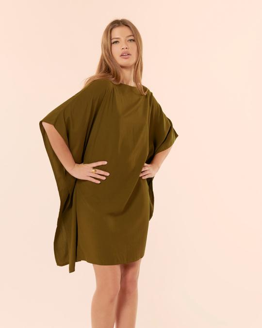 karma koma Robe courte Kimono BLACK