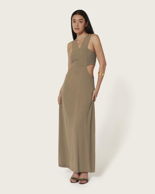 karma koma Robe longue Bee BLACK