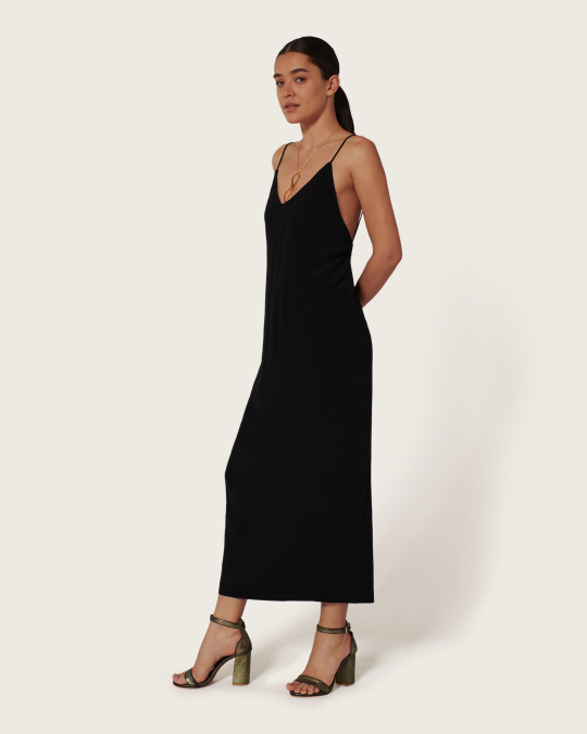 Karma Koma Robe Longue Blake BLACK