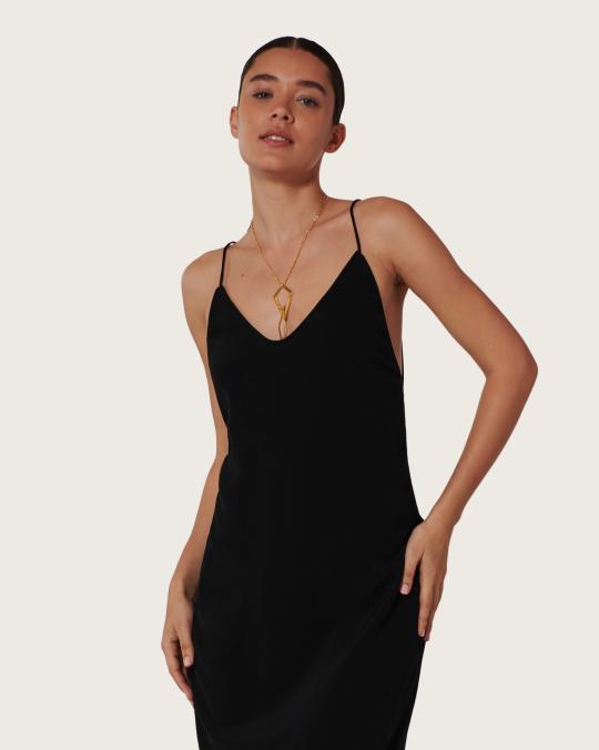 Karma Koma Robe Longue Blake BLACK