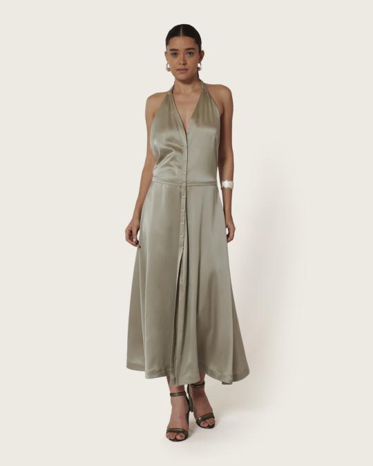 Karma Koma Robe Longue En Soie Caro GINGER