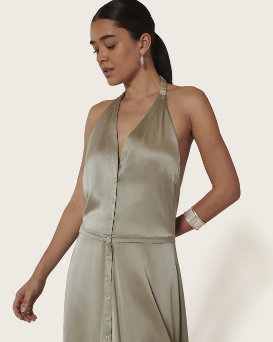 Karma Koma Robe Longue En Soie Caro GINGER