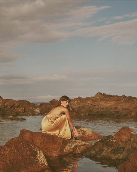 Karma Koma Robe Longue En Soie Caro GINGER