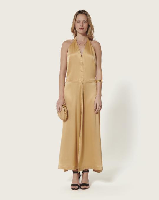 Karma Koma Robe Longue En Soie Caro GINGER