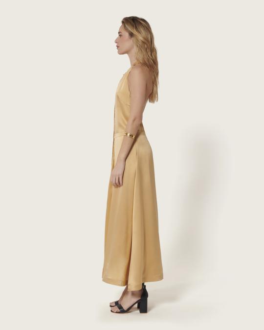 Karma Koma Robe Longue En Soie Caro GINGER