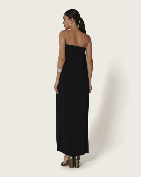 Karma Koma Robe Longue Fincher BLACK