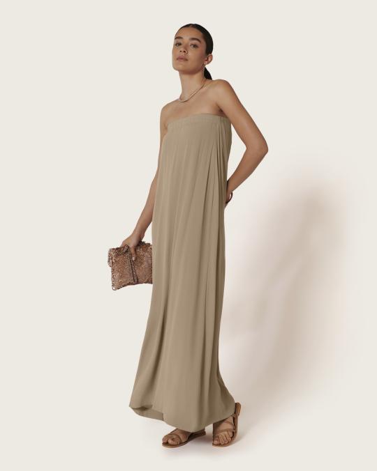 karma koma Robe longue Fincher BLACK