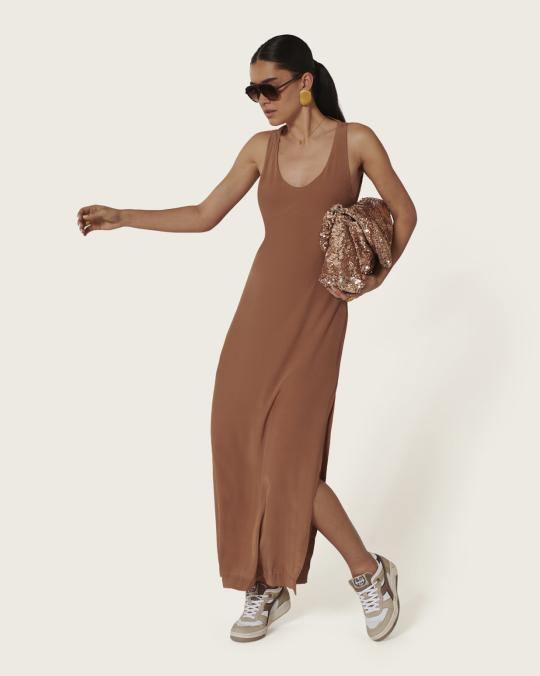 Karma Koma Robe Longue Joga TIM PURPLE