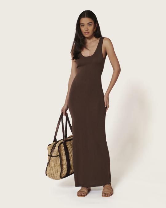 Karma Koma Robe Longue Meryl COFFEE LATTE