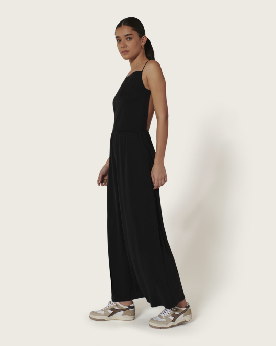 Karma Koma Robe Longue Panda BLACK