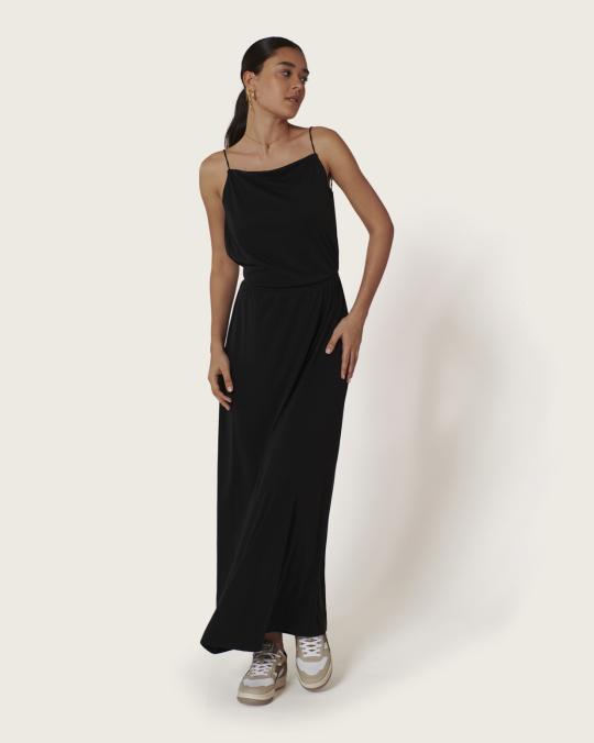 karma koma Robe longue Panda BLACK