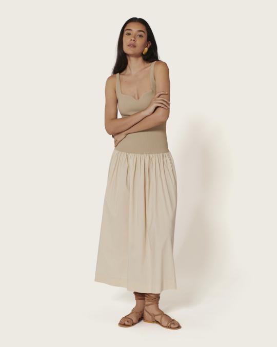 Karma Koma Robe Longue Pascale MILKY WAY