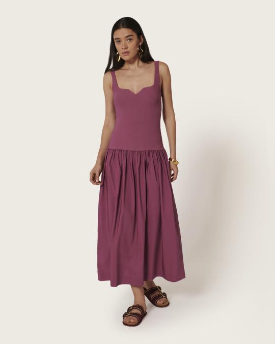 Karma Koma Robe Longue Pascale MILKY WAY