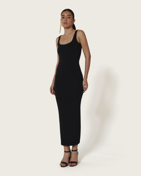 Karma Koma Robe Longue Stone BLACK