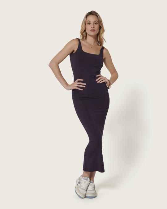 karma koma Robe longue Stone BLACK