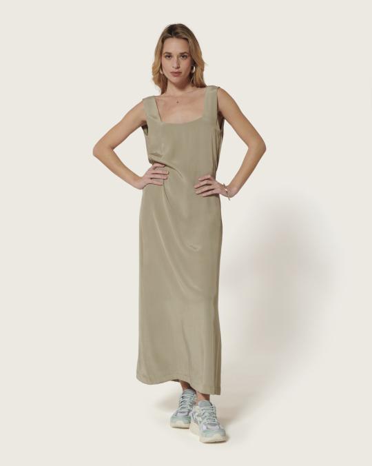 karma koma Robe longue Texas DUCK GREEN