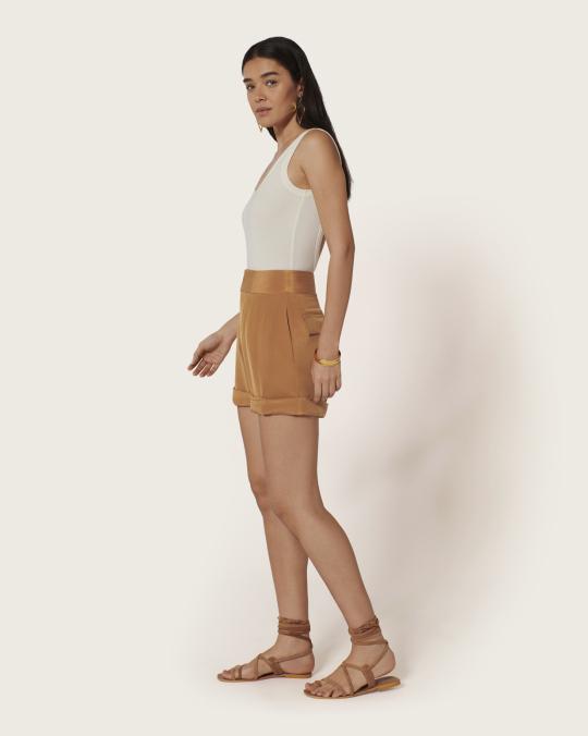 Karma Koma Short En Soie Africa JALAPENOS