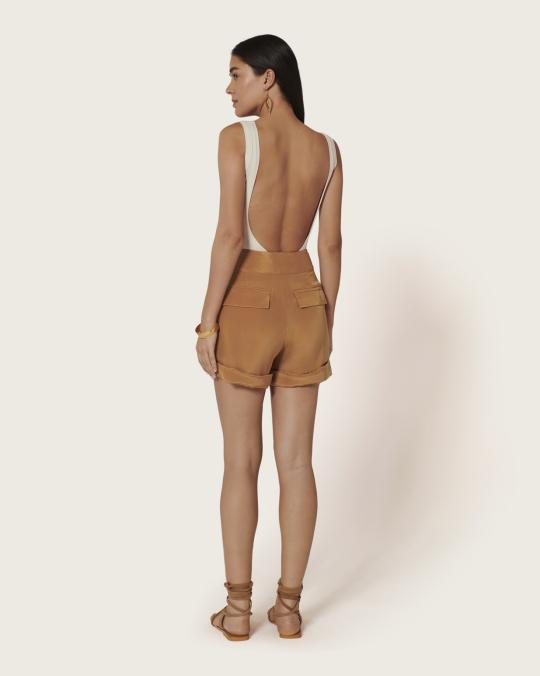 Karma Koma Short En Soie Africa JALAPENOS