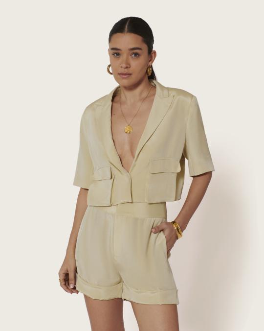 karma koma Short en soie Africa JALAPENOS