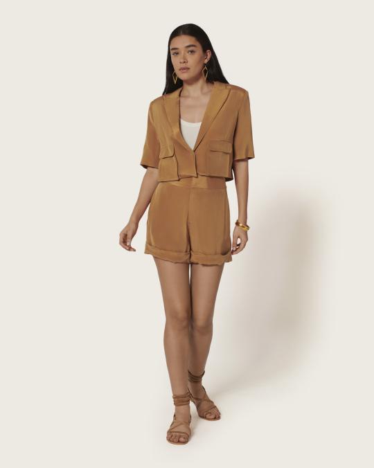 karma koma Short en soie Africa JALAPENOS