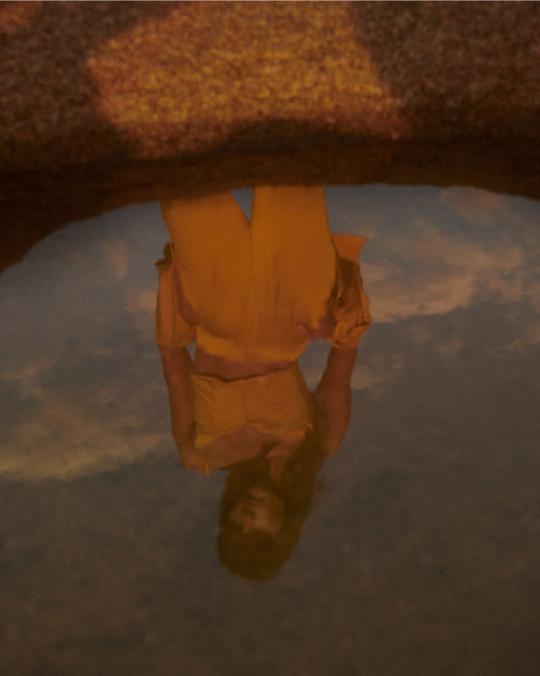 Karma Koma Top En Soie Moreau TOMETTE