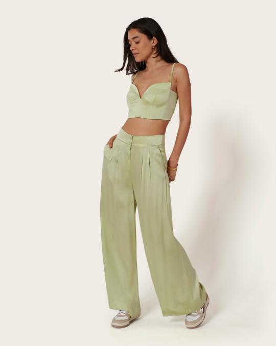 Karma Koma Top En Soie Moreau TOMETTE