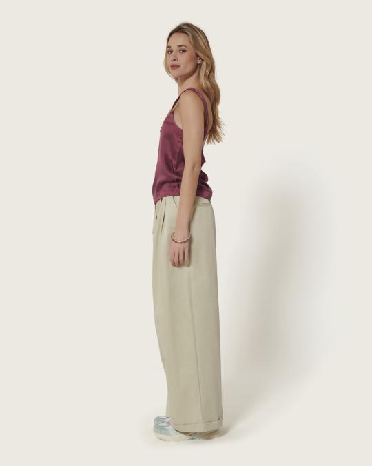 Karma Koma Top En Soie Niko SNOW