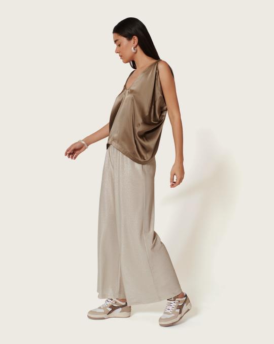 Karma Koma Top En Soie Santa HK GREEN