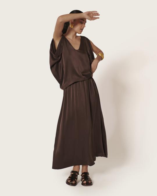 Karma Koma Top En Soie Santa HK GREEN