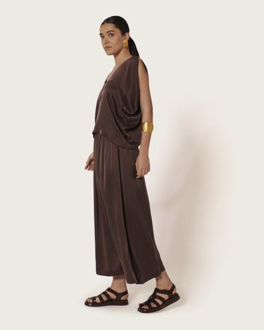 Karma Koma Top En Soie Santa HK GREEN