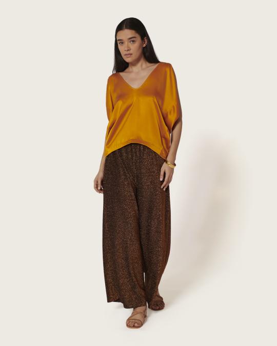 Karma Koma Top En Soie Santa HK GREEN