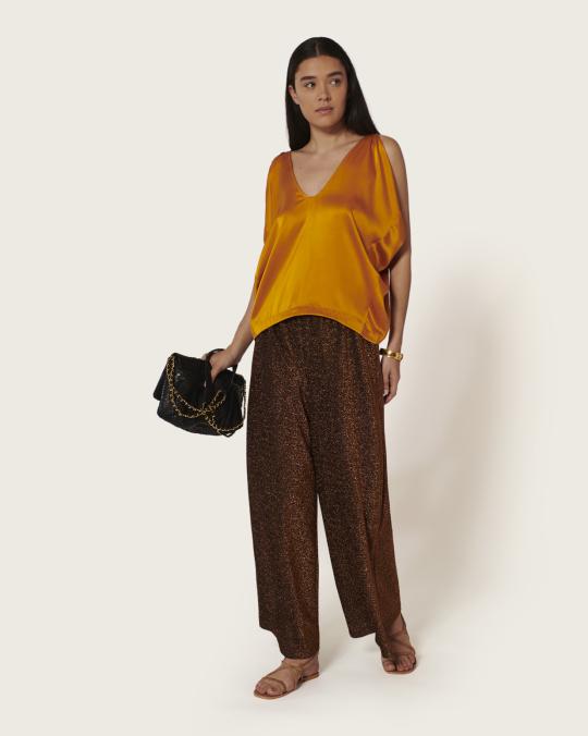 Karma Koma Top En Soie Santa HK GREEN